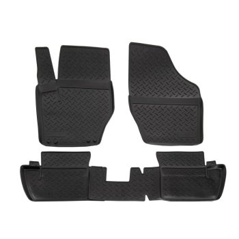   EgriAuto Prémiové 3D gumové autokoberce s upevněním NORM CITROEN C4 2010-2018 4 ks