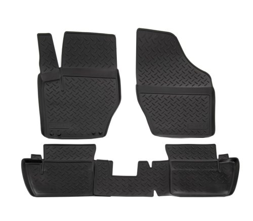 EgriAuto Prémiové 3D gumové autokoberce s upevněním NORM CITROEN C4 2010-2018 4 ks