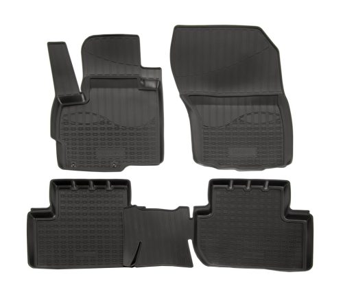 EgriAuto Prémiové 3D gumové autokoberce s upevněním NORM CITROEN C-Crosser 2007-2014 4 ks