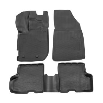   EgriAuto Prémiové 3D gumové autokoberce s upevněním NORM Dacia Duster 2018-2024 2 WD 4 ks