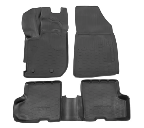 EgriAuto Prémiové 3D gumové autokoberce s upevněním NORM Dacia Duster 2018-2024 2 WD 4 ks