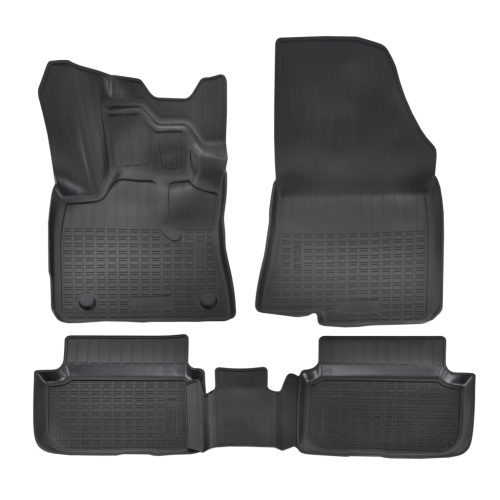 EgriAuto Prémiové 3D gumové autokoberce s upevněním NORM Dacia Logan 3 2020- 4 ks