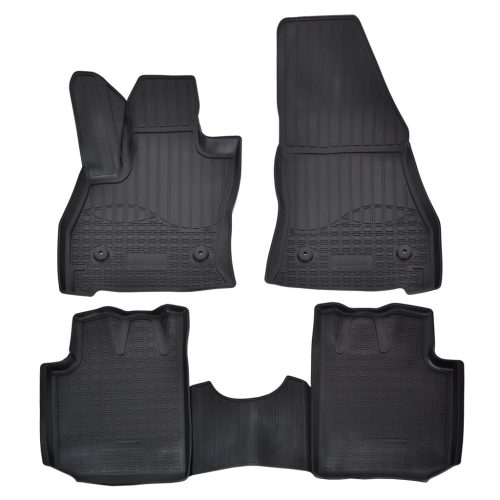 EgriAuto Prémiové 3D gumové autokoberce s upevněním NORM FIAT 500L 2012-2017