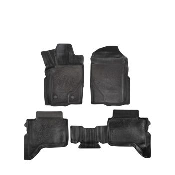   EgriAuto Prémiové 3D gumové autokoberce s upevněním NORM Amarok 2022- 4 ks