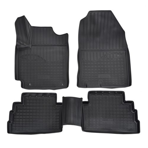 EgriAuto Prémiové 3D gumové autokoberce s upevněním NORM HYUNDAI Kona 2018-