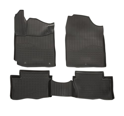 EgriAuto Prémiové 3D gumové autokoberce s upevněním NORM Kia Picanto 2017- 4 ks
