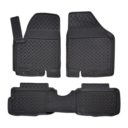 EgriAuto Prémiové 3D gumové autokoberce s upevněním NORM Kia Soul AM 2008-2013