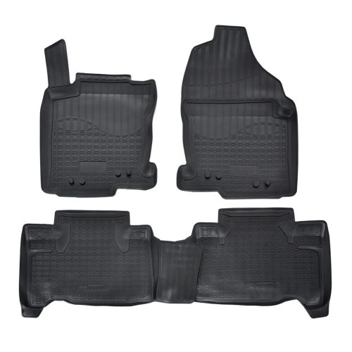 EgriAuto Prémiové 3D gumové autokoberce s upevněním NORM Lexus NX 2014-2021