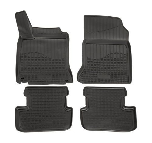 EgriAuto Prémiové 3D gumové autokoberce s upevněním NORM MERCEDES-Benz A-Class W176/CLA C117/GLA X156 4 ks