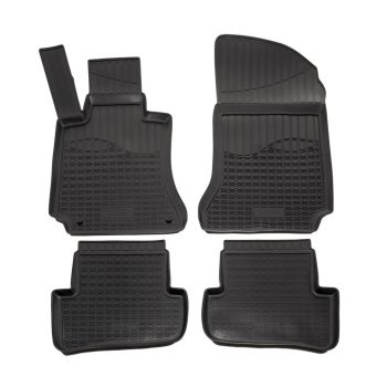   EgriAuto Prémiové 3D gumové autokoberce s upevněním NORM MERCEDES-Benz C-Class W204 2011-2014 4 ks