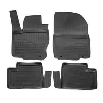   EgriAuto Prémiové 3D gumové autokoberce s upevněním NORM MERCEDES-Benz GL X166/M W166/GLE W166/C292 2012-2019 4 ks