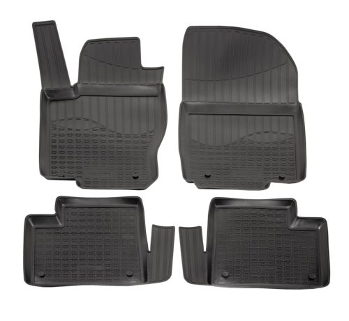 EgriAuto Prémiové 3D gumové autokoberce s upevněním NORM MERCEDES-Benz GL X166/M W166/GLE W166/C292 2012-2019 4 ks