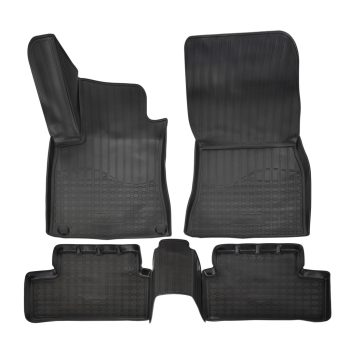   EgriAuto Prémiové 3D gumové autokoberce s upevněním NORM MERCEDES A W177 2018- 4 ks