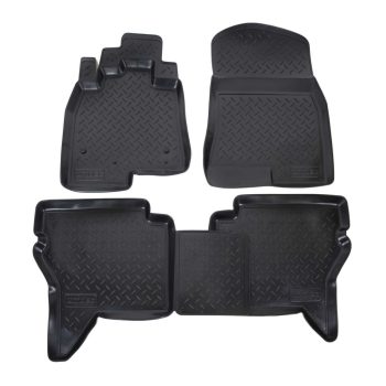   EgriAuto Prémiové 3D gumové autokoberce s upevněním NORM Pajero IV 2007-2018