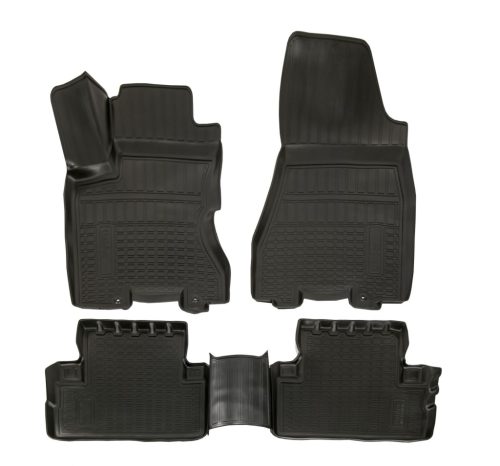 EgriAuto Prémiové 3D gumové autokoberce s upevněním NORM NISSAN X-Trail T31 2007-2014 4 ks