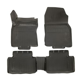   EgriAuto Prémiové 3D gumové autokoberce s upevněním NORM NISSAN X-Trail T32 2014-2021 4 ks