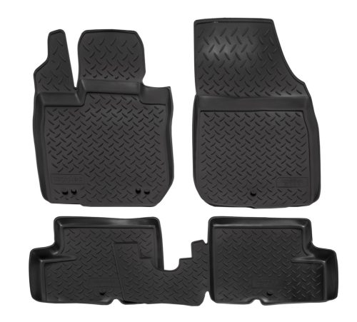 EgriAuto Prémiové 3D gumové autokoberce s upevněním NORM NISSAN Terrano 2WD 2010-2017 4 ks