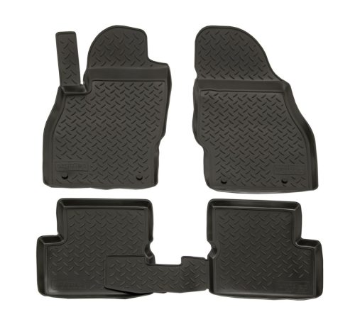 EgriAuto Prémiové 3D gumové autokoberce s upevněním NORM OPEL Corsa D/E 2006-2019 4 ks