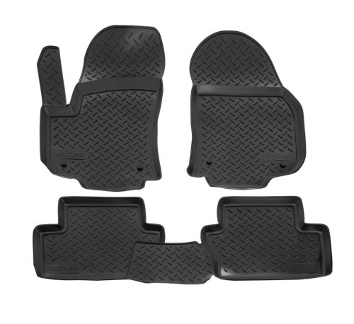 EgriAuto Prémiové 3D gumové autokoberce s upevněním NORM OPEL Zafira B 2005-2011 4 ks