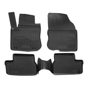   EgriAuto Prémiové 3D gumové autokoberce s upevněním NORM PEUGEOT 2008 2013-2018 4 ks