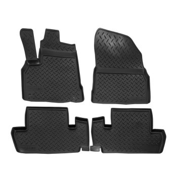   EgriAuto Prémiové 3D gumové autokoberce s upevněním NORM PEUGEOT 3008 2010-2017 4 ks