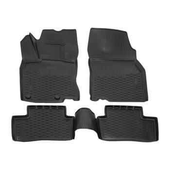   EgriAuto Prémiové 3D gumové autokoberce s upevněním NORM RENAULT Kadjar 2015- 4 ks