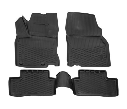 EgriAuto Prémiové 3D gumové autokoberce s upevněním NORM RENAULT Kadjar 2015- 4 ks