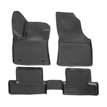   EgriAuto Prémiové 3D gumové autokoberce s upevněním NORM RENAULT Megane IV 2016- 4 ks