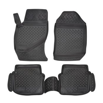   EgriAuto Prémiové 3D gumové autokoberce s upevněním NORM Subaru XV II G5 2017-