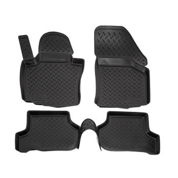   EgriAuto Prémiové 3D gumové autokoberce s upevněním NORM Seat Leon 2005-2012 4 ks
