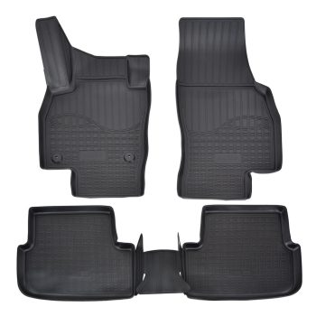   EgriAuto Prémiové 3D gumové autokoberce s upevněním NORM Seat Arona 2017- 5 ks