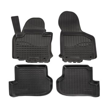   EgriAuto Prémiové 3D gumové autokoberce s upevněním NORM SKODA Octavia II 2004-2013 4 ks