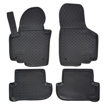   EgriAuto Prémiové 3D gumové autokoberce s upevněním NORM SKODA Yeti 5L7 2009-2017