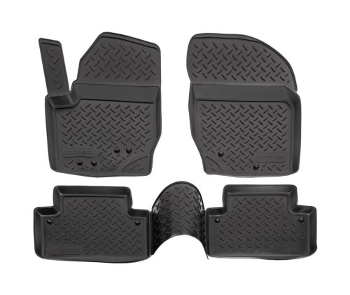 EgriAuto Prémiové 3D gumové autokoberce s upevněním NORM Volvo XC90 2002-2015 4 ks