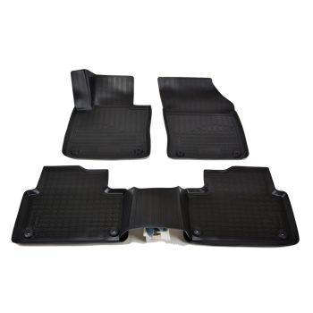   EgriAuto Prémiové 3D gumové autokoberce s upevněním NORM V60 2018- 5 ks