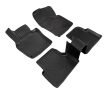 EgriAuto Prémiové 3D gumové autokoberce s upevněním NORM VOLKSWAGEN Tiguan 2007-2015 4 ks