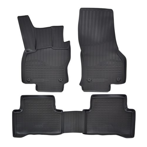 EgriAuto Prémiové 3D gumové autokoberce s upevněním NORM VOLKSWAGEN Touran III 5T 2015 -