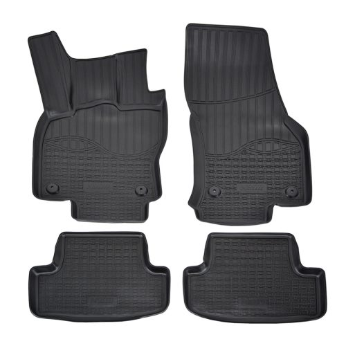 EgriAuto Prémiové 3D gumové autokoberce s upevněním NORM VOLKSWAGEN T-Roc 2017 -