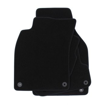   EgriAuto plyšový textilní koberec černý Audi A6 C6 2004-2011 6 ks