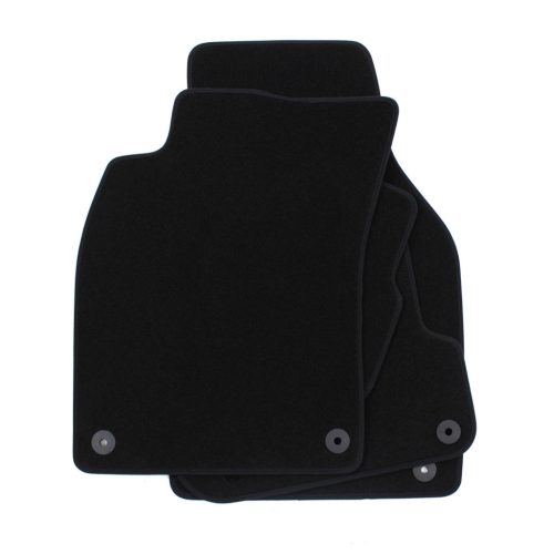 EgriAuto plyšový textilní koberec černý Audi A6 C6 2004-2011 6 ks
