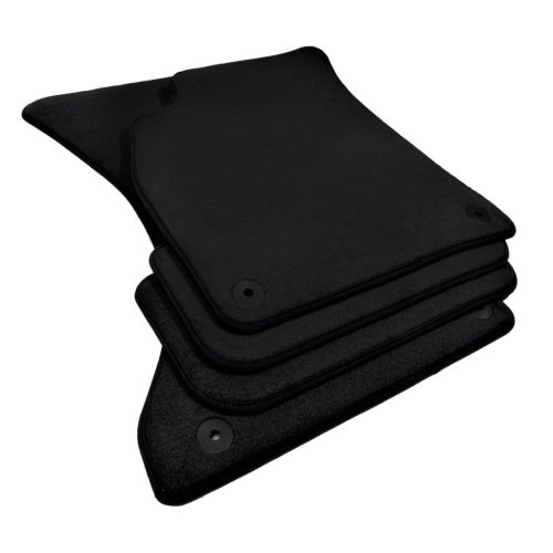 EgriAuto plyšový textilní koberec černý Audi A5 Sportback 5dveřový 2017-magasabb 4 ks