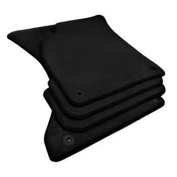   EgriAuto plyšový textilní koberec černý Audi A4 B9 2017-2023 4 ks