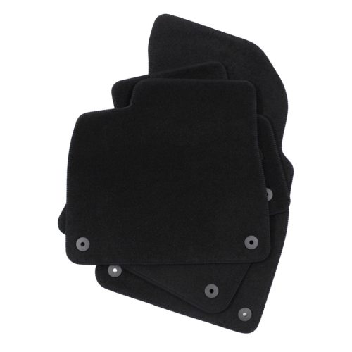 EgriAuto plyšový textilní koberec černý Audi Q8 2018-vyšší 4 ks