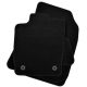 EgriAuto plyšový textilní koberec černý Audi A1 2010-2018 4 ks
