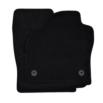   EgriAuto plyšový textilní koberec černý Audi A1 2019- 4 ks
