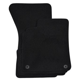   EgriAuto plyšový textilní koberec černý Audi A6 C8 2018-magasabb 4 ks