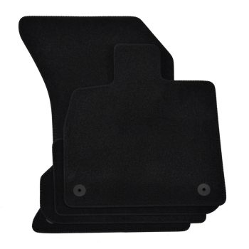   EgriAuto plyšový textilní koberec černý Audi Q5 2017-2023 4 ks