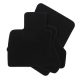 EgriAuto plyšový textilní koberec černý Bmw X5 E70 2007-2012 4 ks