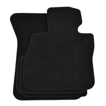   EgriAuto plyšový textilní koberec černý Bmw 2 F44 Grand coupe 2019-vyšší 4 ks