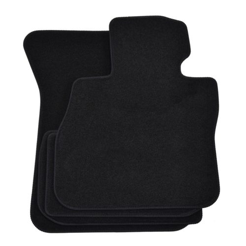 EgriAuto plyšový textilní koberec černý Bmw 2 F44 Grand coupe 2019-vyšší 4 ks